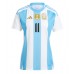 Argentinien Angel Di Maria #11 Heimtrikot Frauen Copa America 2024 Kurzarm